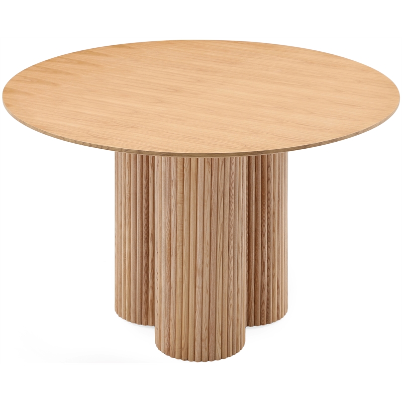 Pemberly Row Mid-Century White Dining Table - 48