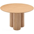 Pemberly Row Mid-Century White Dining Table - 48