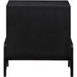 Pemberly Row Contemporary Black Night Stand - 25.5