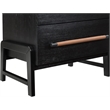 Pemberly Row Contemporary Black Night Stand - 25.5