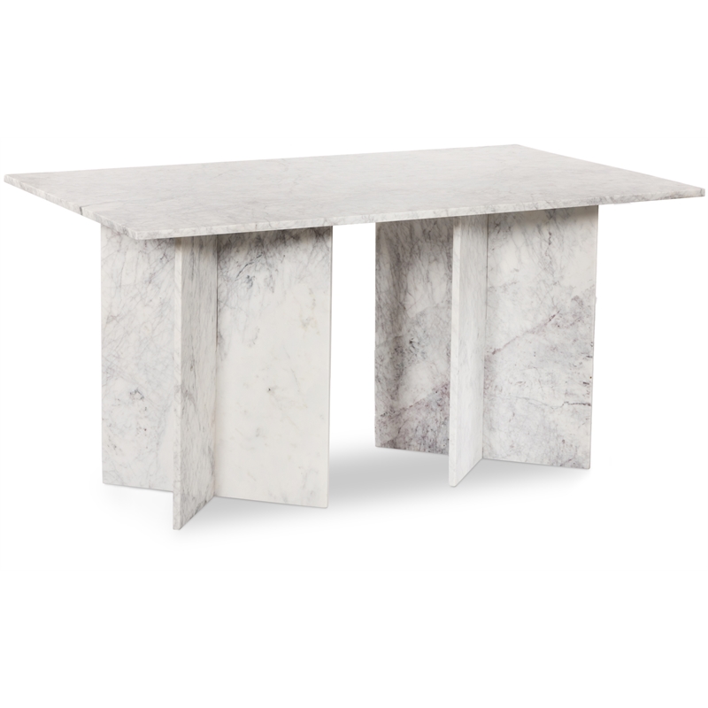 Pemberly Row Contemporary White Dining Table - 36