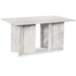 Pemberly Row Contemporary White Dining Table - 36