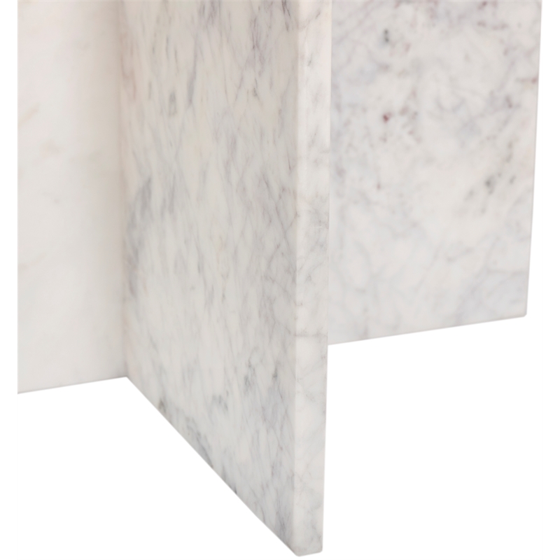 Pemberly Row Contemporary White Dining Table - 36