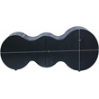 Pemberly Row Contemporary Black Sideboard/Buffet - 76