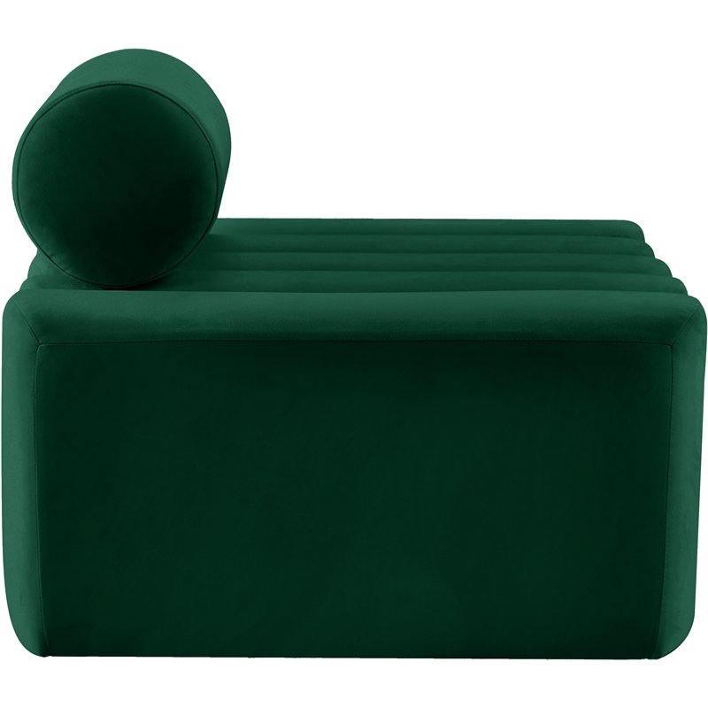 Pemberly Row Contemporary Soft Green Velvet Chair - 41.5