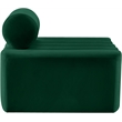 Pemberly Row Contemporary Soft Green Velvet Chair - 41.5