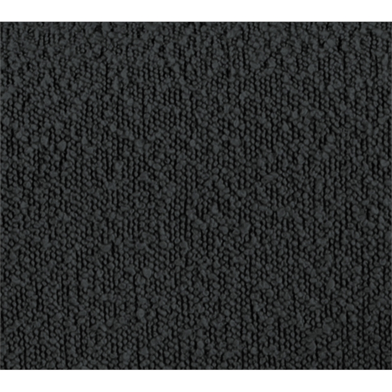 Pemberly Row Contemporary Black Boucle Fabric Sofa - 88.5