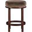 Pemberly Row Contemporary Brown Velvet Counter Stool - 18