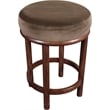Pemberly Row Contemporary Brown Velvet Counter Stool - 18