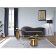 Pemberly Row Contemporary Brushed Gold Metal End Table - 20