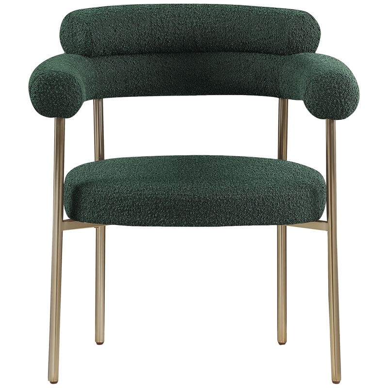 Pemberly Row Contemporary Green Dining Chair (Set of 2) - 28.5