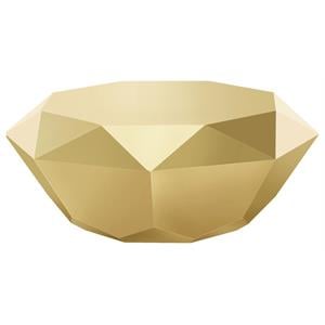 Pemberly Row Modern / Contemporary Diamond Shaped Steel Coffee Table