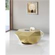 Pemberly Row Modern / Contemporary Diamond Shaped Steel Coffee Table