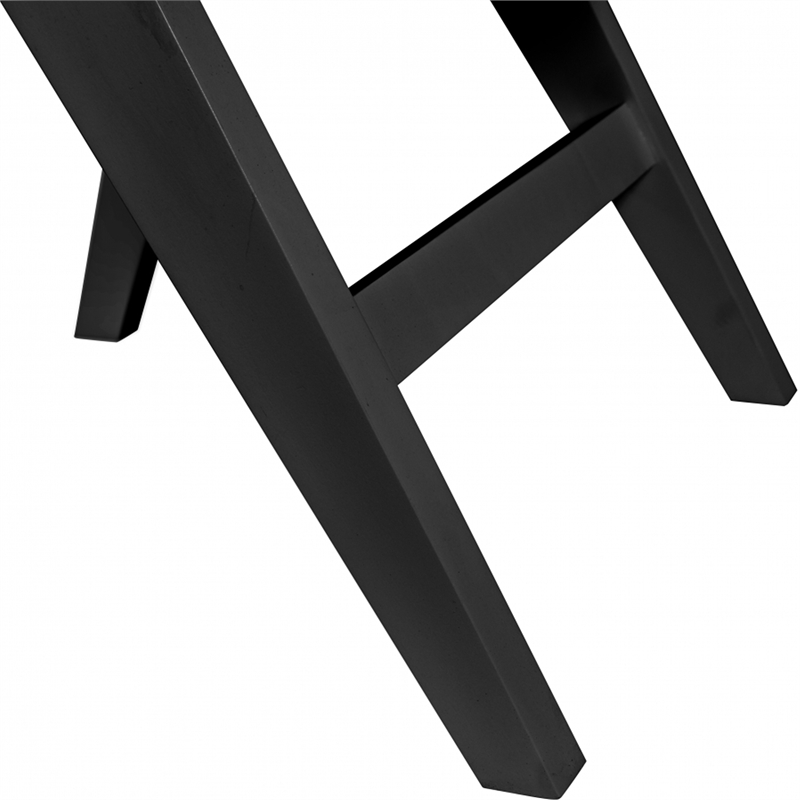 Pemberly Row Black Vegan Leather Dining Side Chair (Set of 2)