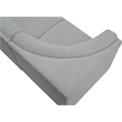 Pemberly Row Contemporary Gray Boucle Fabric Modular Sectional
