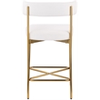 Pemberly Row Cream Durable Linen Textured Fabric Stool (Set of 2)