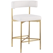 Pemberly Row Cream Durable Linen Textured Fabric Stool (Set of 2)
