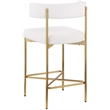 Pemberly Row Cream Durable Linen Textured Fabric Stool (Set of 2)
