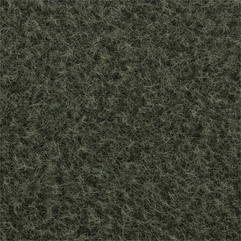 Pemberly Row Contemporary Forest Green Loose Mohair Large Ottoman