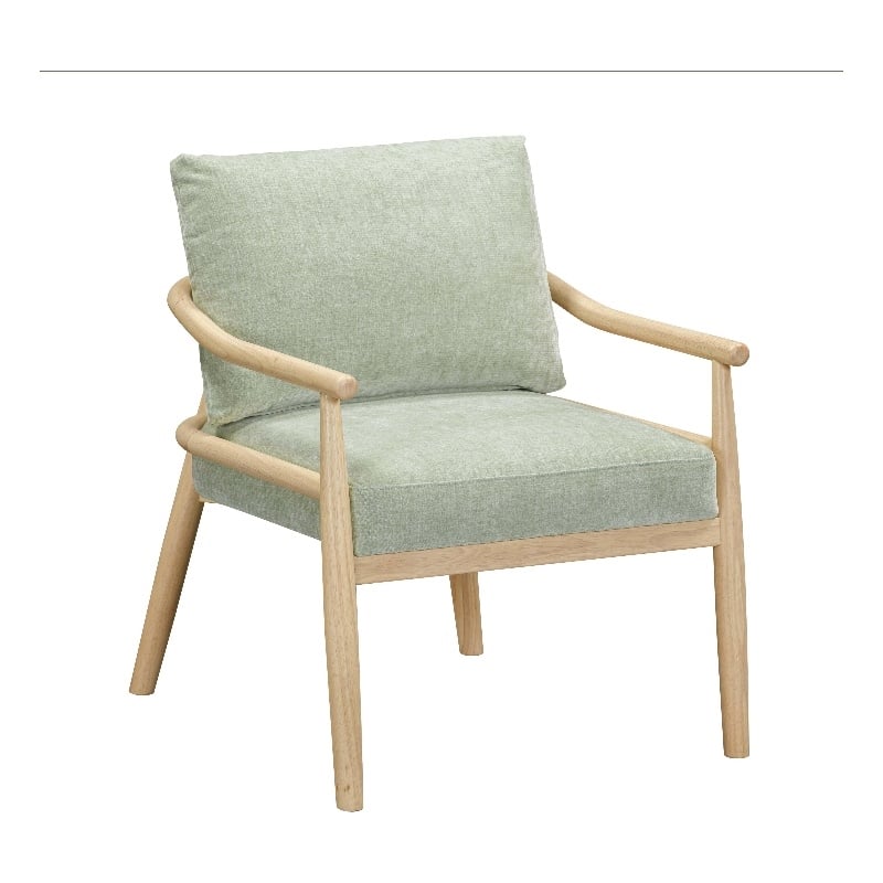 Pemberley Row Chenille Velvet Mint Green Accent Chair 26.2