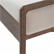 Pemberly Row Contemporary Taupe Velvet King Bed - 79.9