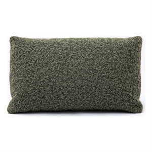 Pemberly Row Green Long Mohair 20&quot x 12&quot Rectangular Vegan-Down Pillow