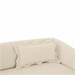 Pemberly Row Modern Transitional Sandstone Textured Fabric Sofa