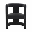 Pemberly Row Transitional Black Boucle Accent Chair - 31