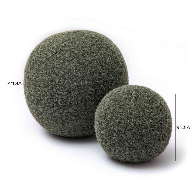 Pemberly Row Contemporary Green Long Mohair 14