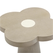Pemberly Row Contemporary Washed Ash Side Table - 18.5
