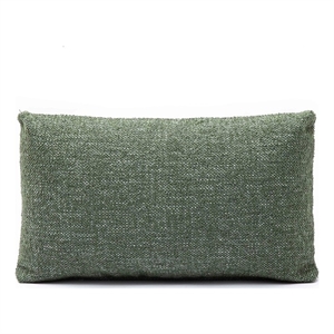 Pemberly Row Green Basketweave 20&quot x 12&quot Rectangular Vegan-Down Pillow