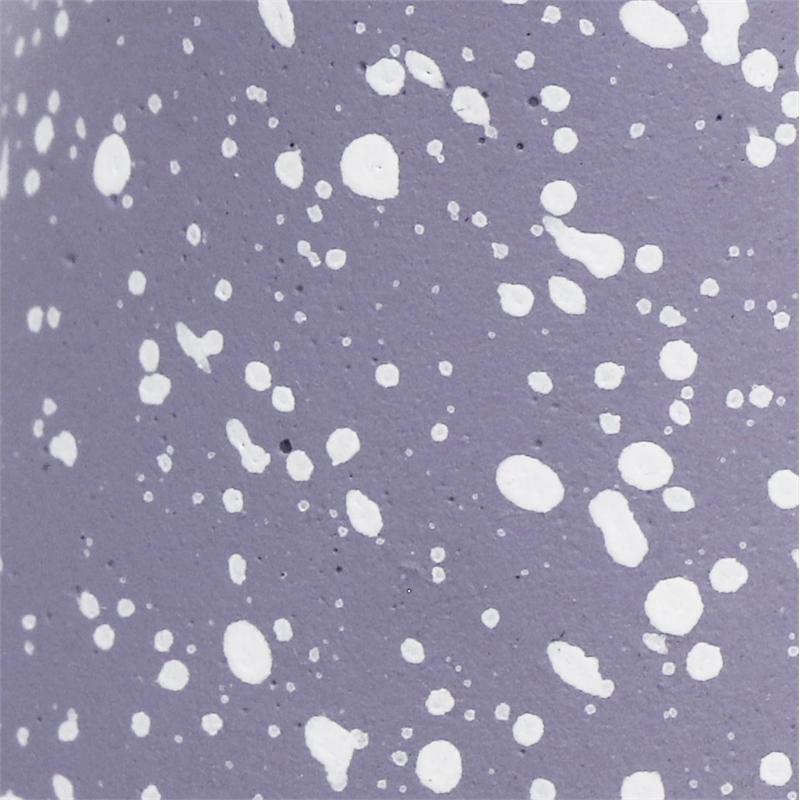 Pemberly Row Transitional Speckled Purple Round Card Holder - Set of 4