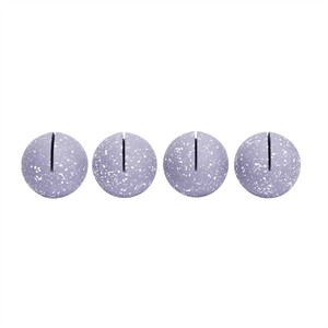 Pemberly Row Transitional Speckled Purple Round Card Holder - Set of 4