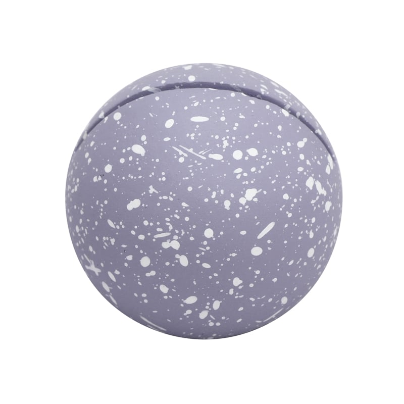 Pemberly Row Transitional Speckled Purple Round Card Holder - Set of 4