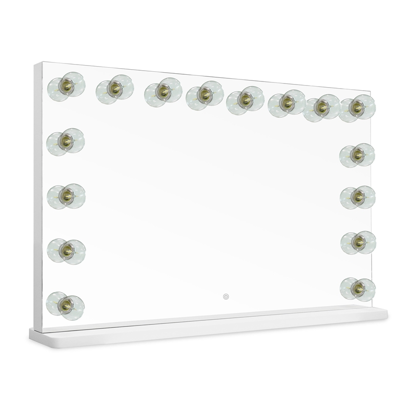 Pemberly Row Contemporary Jumbo Vanity Mirror - 40.9