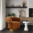 Pemberly Row Transitional Handcrafted White Textured Side Table