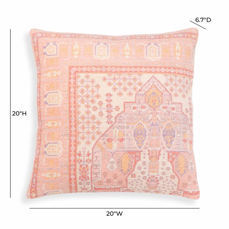 Pemberly Row Handmade Transitional Pink 20