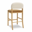 Pemberly Row Transitional Cognac Performance Velvet Counter Stool