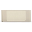 Pemberly Row Contemporary Taupe 2 Drawer Desk - 52