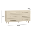 Pemberly Row Handmade Modern / Contemporary Taupe 6-Drawer Dresser