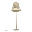 Pemberly Row Handmade Transitional White Finish Tall Floor Lamp