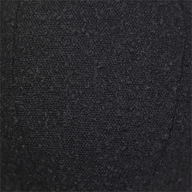 Pemberly Row Modern Transitional Black Finish Boucle 14