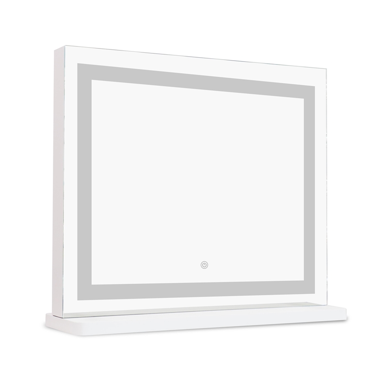 Pemberly Row Contemporary LED Panel Vanity Mirror - 25