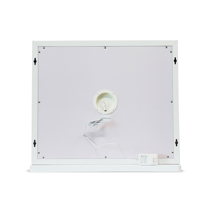 Pemberly Row Contemporary LED Panel Vanity Mirror - 25