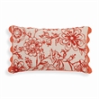 Pemberly Row Orange Embroidered Cotton Flex 20