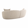 Pemberly Row Transitional Two-Tone Textured Boucle Sectional