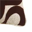 Pemberly Row Contemporary Chocolate Brown Boucle Accent Cushion