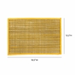Pemberly Row Transitional Yellow Seagrass Placemats - Set of 4