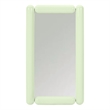 Pemberly Row Contemporary Mint Green Tubular Metal Frame Wall Mirror