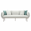 Pemberly Row Handmade Modern Transitional Light Gray Outdoor Sofa